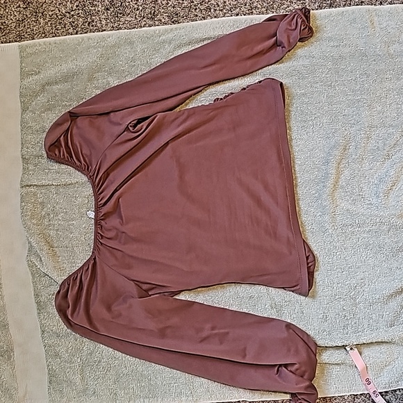 STUNNING LOVE WISH SMOCK SEMI CROP TOP - Picture 9 of 10